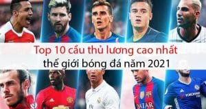 Top 10 cầu thủ lương cao nhất thế giới bóng đá năm 2021 1