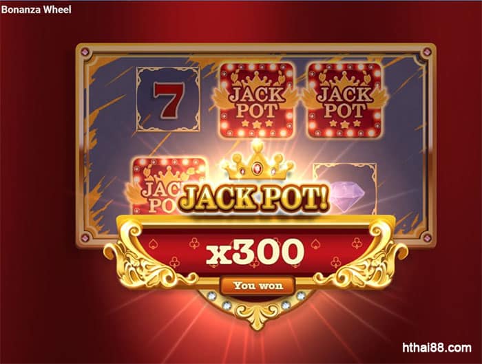 Thu thập đủ 3 thẻ Jackpot, người chơi nhận thưởng x300