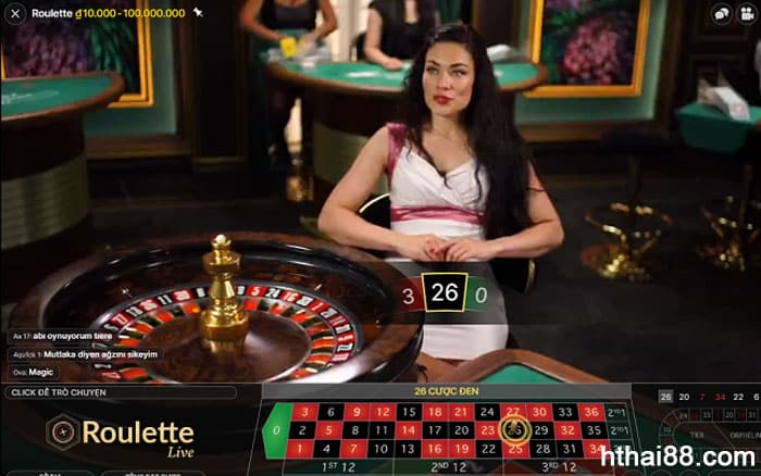 Chơi Roulette online tại nhà cái Happyluke