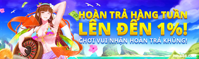 Hoàn cược tới 1% khi trở thành VIP Happyluke