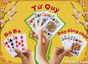 bài tứ quý, bộ 3, dây đồng trong tiến lên