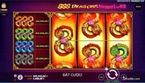 Giới thiệu game 888 Dragons slot tại Happyluke